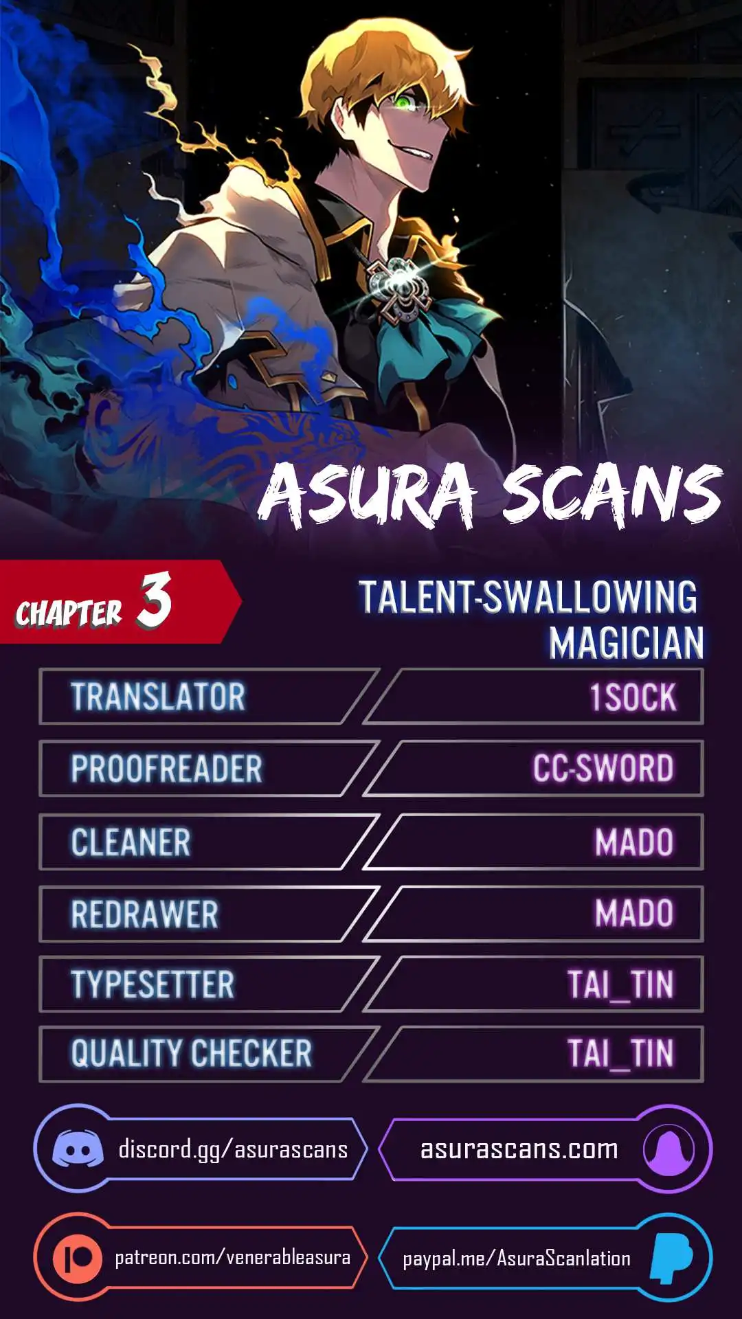 Talent-Swallowing Magician Chapter 3 1